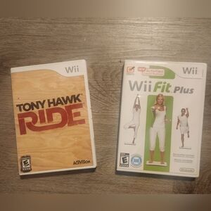 TONY HAWK + workout! Nintendo WII games. Set of 2!